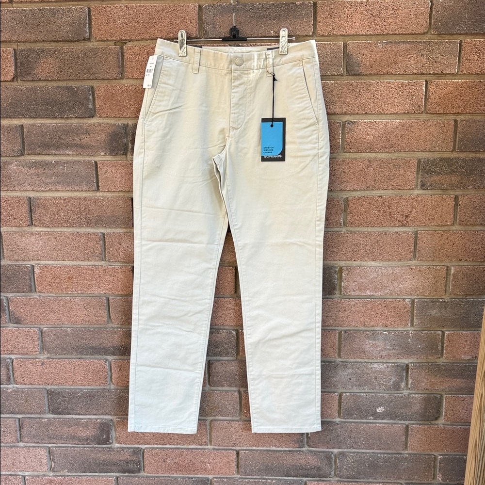 Bonobos Light Khaki Chinos Men's Size 30 by 30 NWT